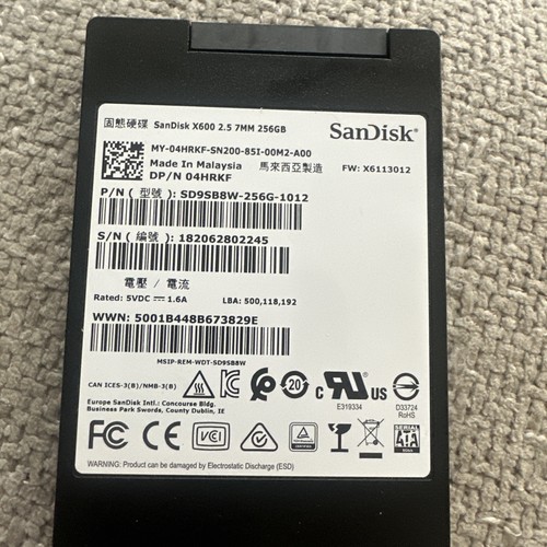 Sandisk x600 256gb - 256gb, 2.5"