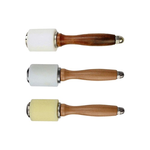 Leather carving mallet - leather,