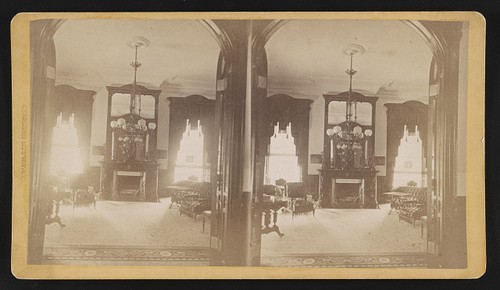 1870s library stereograph - 1870s,