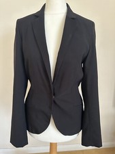 River Island Womens Black Blazer Size 8