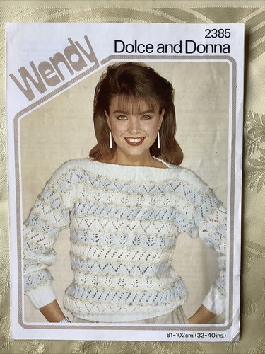 Wendy knitting pattern 2385