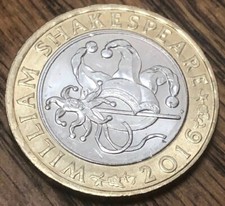 2016 William Shakespeare £2