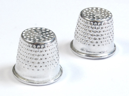 Metal thimbles silver gold - thimbles, &