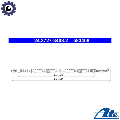 Cable pull parking brake - pull,