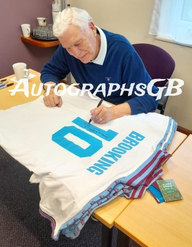 Trevor brooking signed west - trevor,