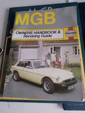 MG MGB ROADSTER & GT COUPE (1962-78) OWNERS SERVICING HANDBOOK+MGB profile book