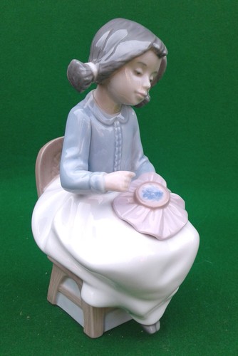 Lladro nao counting - counting, stitches