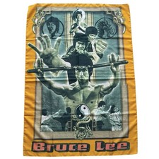 Vintage Bruce Lee Poster / Banner 80s 90s Retro 37”x52” Rare Flag