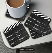 Clapper Board Drinks Coasters