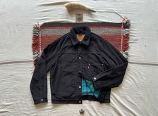 Levi's Type 1 Sherpa Jacket M Blanket Lined Cord Corduroy Cinch Buckle Back Rare
