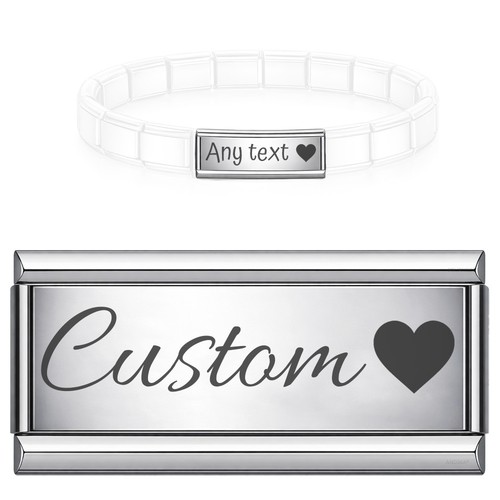Personalised long link - long, charm
