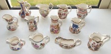 Masons Ironstone Compton and Woodhouse 12 Small Jugs Heritage Jugs Collection