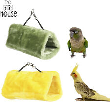 LARGE COZZZY HUT HANGING BIRD CAGE BED NEST COCKATIEL CONURE SMALL PARROT 021L