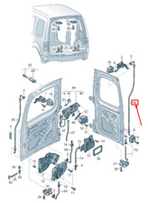 VW CADDY 2K MK3 Right Upper