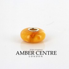 Amber Trolls fits all charm bracelets German Baltic Amber 925 Ag RRP£60!!! CHA10