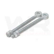 Pair Adjustable Gate Garden Field Swing Hinge Eye Bolts With Nuts 12mm x 150mm