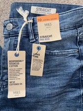 M&S Straight Leg Mid Rise