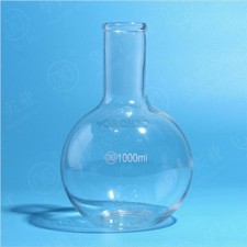 Boiling flask long neck - boiling, round