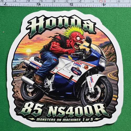 1985 honda ns400r - honda, 9x9cm
