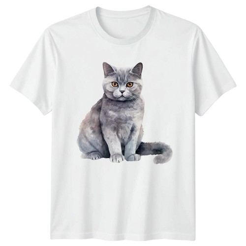 British shorthair cat shirt - shorthair, t-shirt