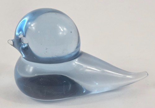 Vtg swedish art glass light - glass,
