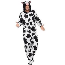 Smiffys Cow Costume, Black &
