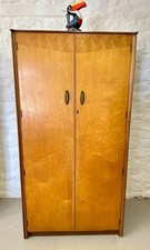 MCM Austinsuite Gentleman's Wardrobe/Cupboard/Closet Furniture/Vintage/Retro