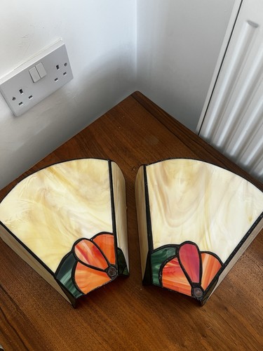 Vintage pair tiffany style - vintage,