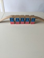 Brio Train Track Accessories. Bridge Supports x 5, plus Track Pieces