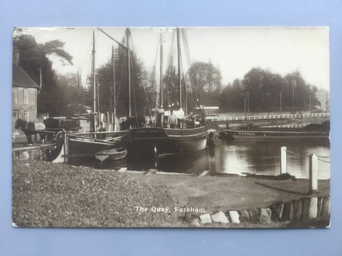 Fareham quay scene boats - quay,