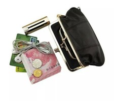 Ladies Leather Purse Big Clip