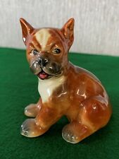 GOEBEL DOG BOXER PUPPY SEATED