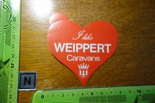 Old Sticker Camping Caravan