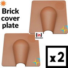 Brick Burst Plate Cable Wall