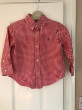 POLO RALPH LAUREN RED CHEQUE