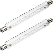 2 Pack Strip light 60w Clear 284mm Double Ended Tubular Lamp S15