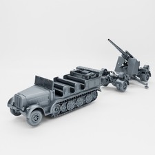 SD KFZ 7 + Anti-aircraft gun