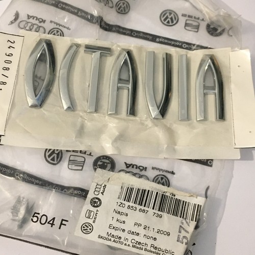 Genuine logo octavia - logo, emblem