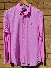 RALPH LAUREN PINK WHITE CHECK