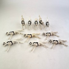 Large Collection Of Plastic Galloping Timpo Toy Horses