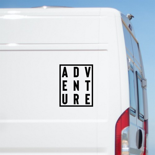 Adventure sticker car caravan - adventure,