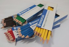 5 Boxes = 60 NOS Staedtler Norica Coloured Pencils - 144-1 2 3 5 76 - GB Made