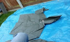 Vintage Penguin Raincoat. Jacket. Trousers by Octopus MEDIUM.  Green 1960s Khaki