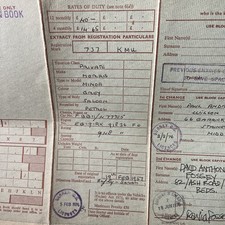 MORRIS MINOR SALOON GREY 1957 CLASSIC VINTAGE RF60 LOGBOOK MEMORABILIA