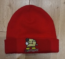 Red Supreme Beanie One Size