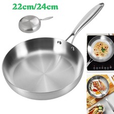 304 Stainless Steel Frying Pan