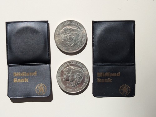 Pair 1981 charles diana - of, &