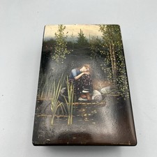 Vintage Russian Lacquered Box Made In USSR Alyonushka (12)
