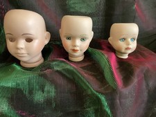 Vintage  Porcelain Doll Heads