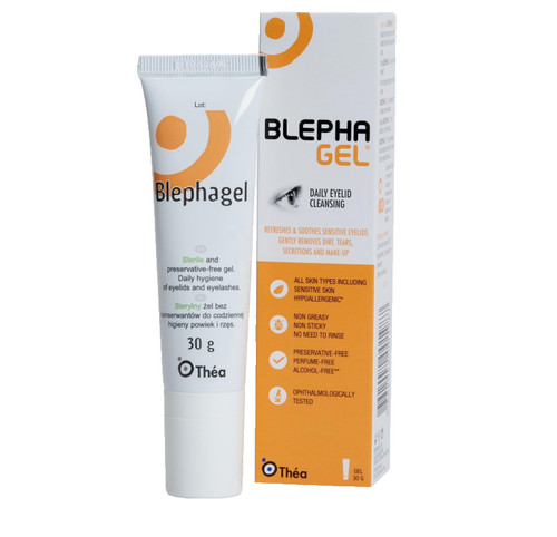 Blephagel eyelid cleansing gel - blephagel,
